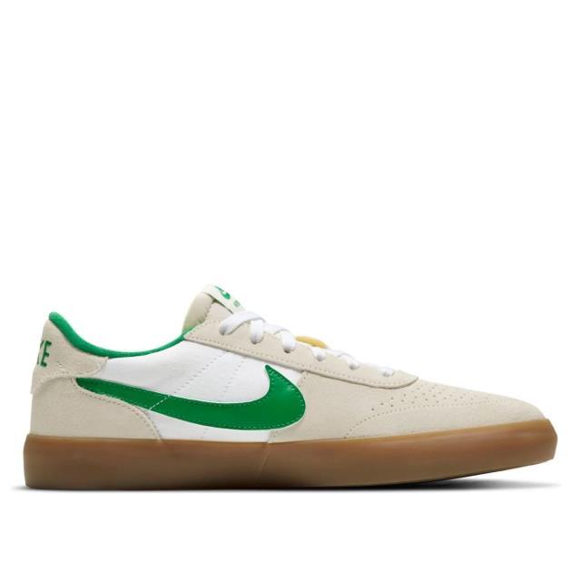 Nike SB Heritage Vulc White Lucky Green Low-Top Sneakers