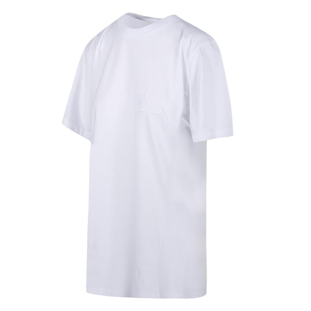 Max Mara MANGO Logo T-Shirt White 2421946021 001