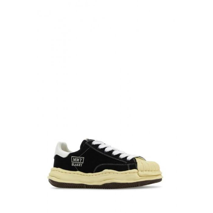 Maison Mihara Yasuhiro Blakey OG Sole Canvas Low Top Sneakers Black