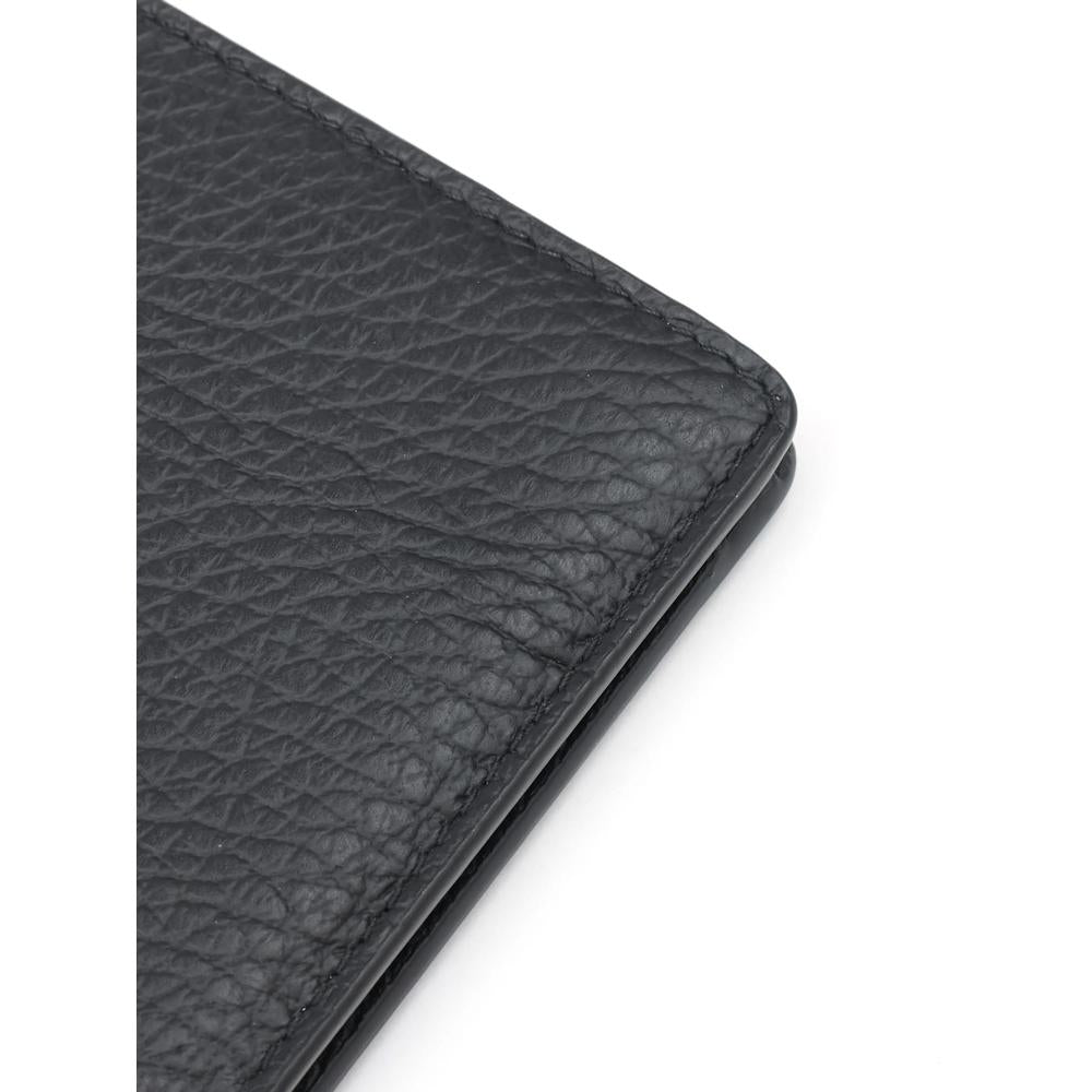 Maison Margiela Black Leather Bifold Wallet