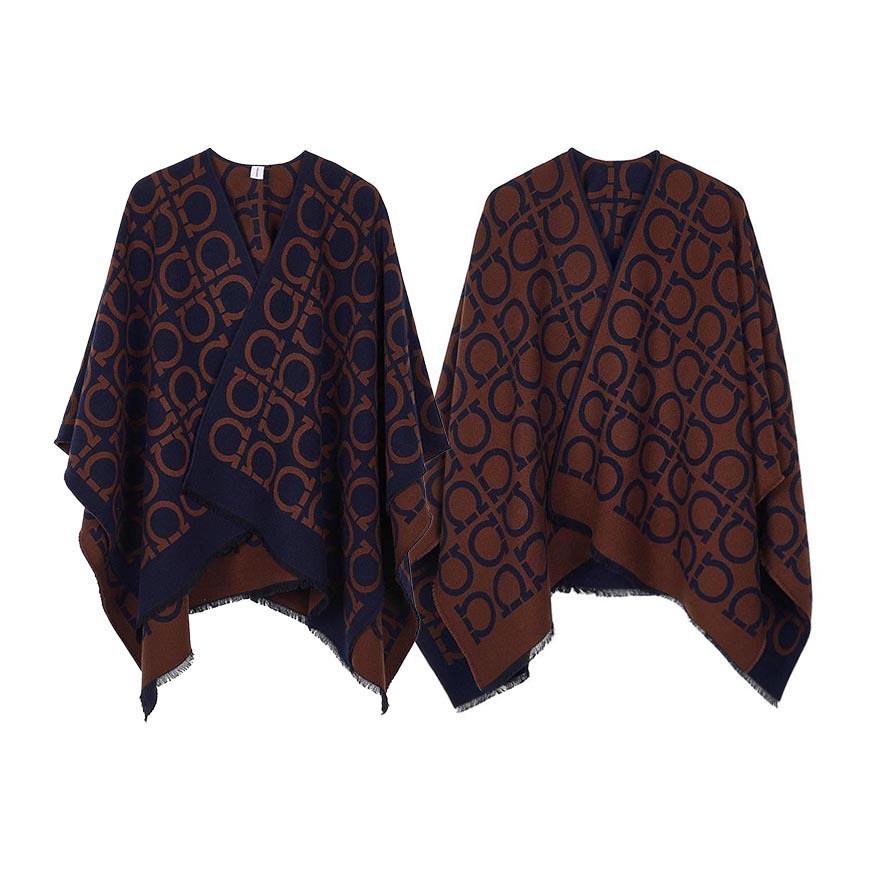Ferragamo Gancini Wool Cape for Women 32 0385 CAPE ISSACA 0755829