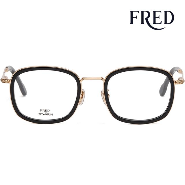 FRED Titanium Acetate Round Eyeglass Frames Unisex FG50025U 030