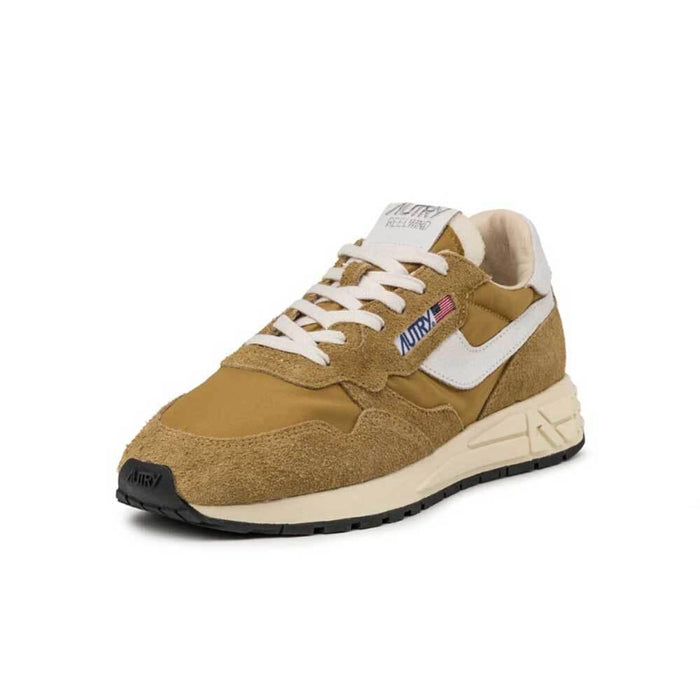 AUTRY Nylon Suede Low-Top Sneakers Men’s White Navy
