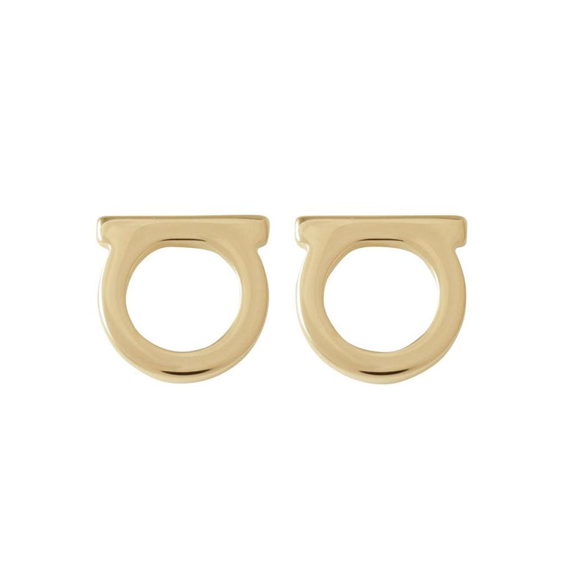 Ferragamo Gancini Stud Small Earrings Gold
