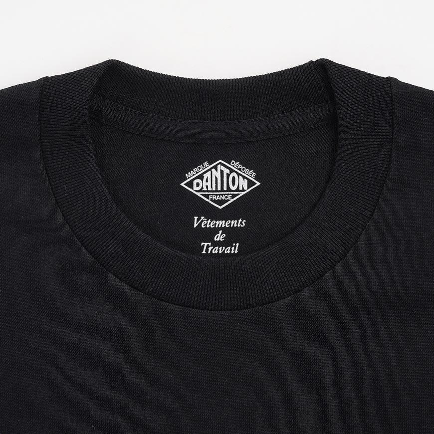 DANTON Women’s Short Sleeve Pocket T-Shirt C0197 TCB BLACK