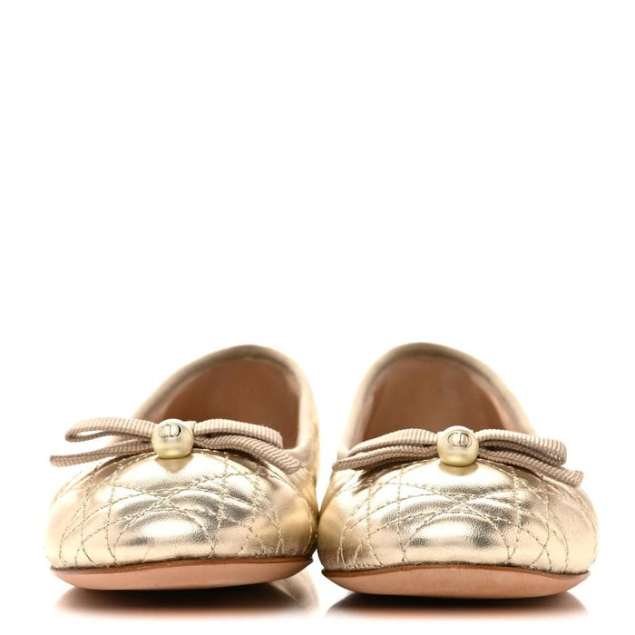 DIOR Metallic Women’s Ballerina Flat Shoes