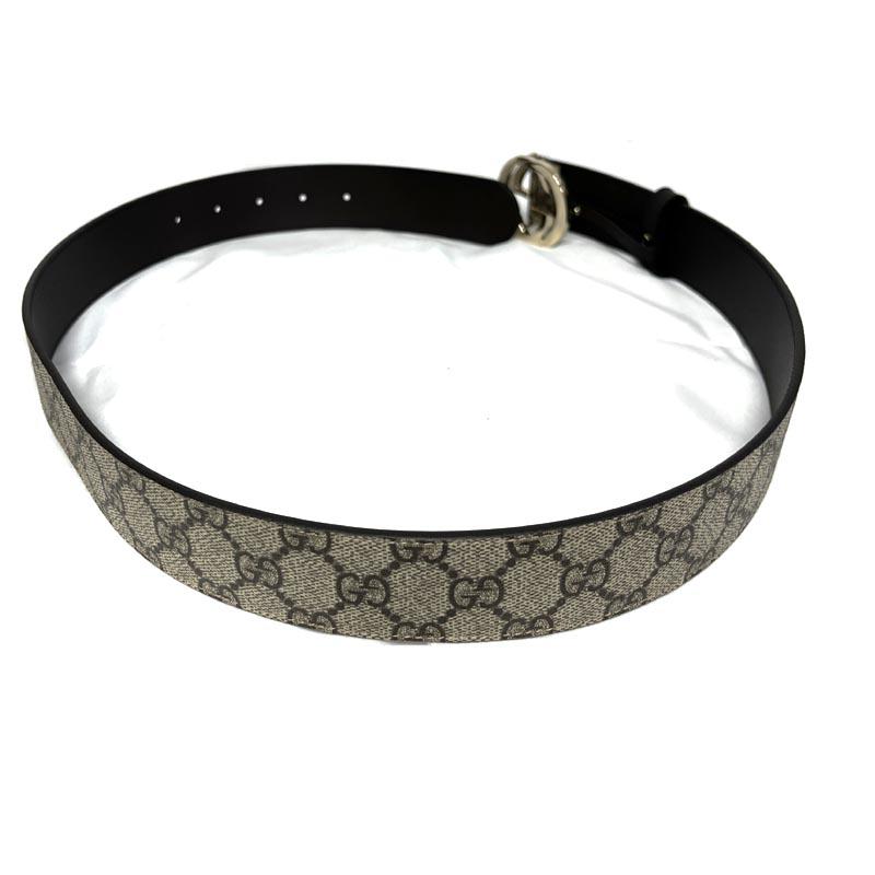 GUCCI Unisex Leather Belt 370543 KGDHG 9643