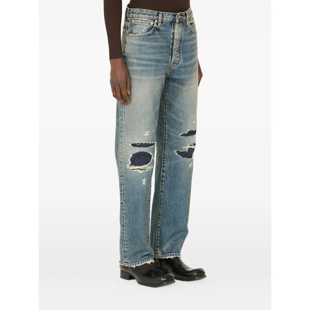 Maison Margiela Gray Distressed Denim Jeans Men