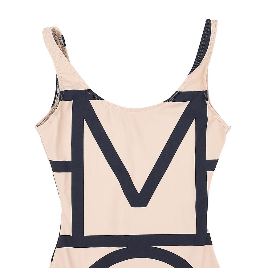 Toteme Monogram Print One-Piece Swimsuit for Women 213842795 910 1
