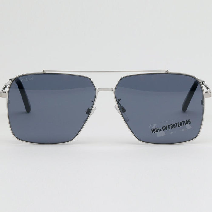 BALLY Two-Bridge Aviator Asian Fit Oversized Sunglasses BY0081D 16A