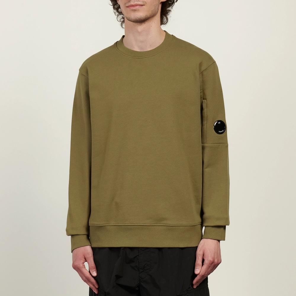 CP Company Arm Lens Patch Men's Crewneck Sweatshirt