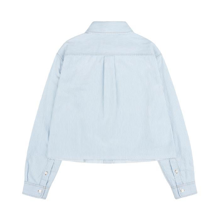 Miu Miu Chambray Stripe Shirt GWC131 17NO F0013