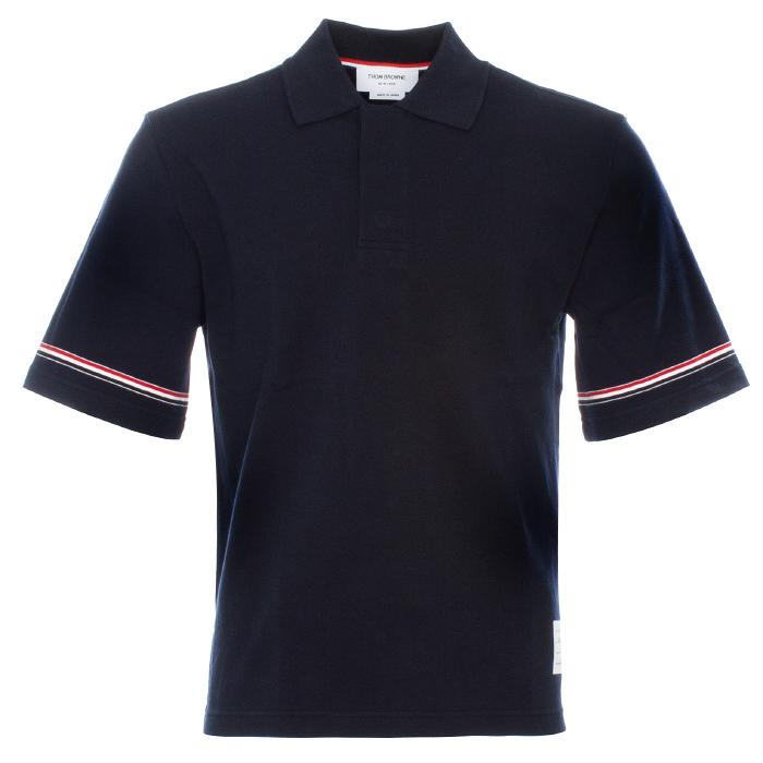 THOM BROWNE Cotton Rugby Polo T-Shirt