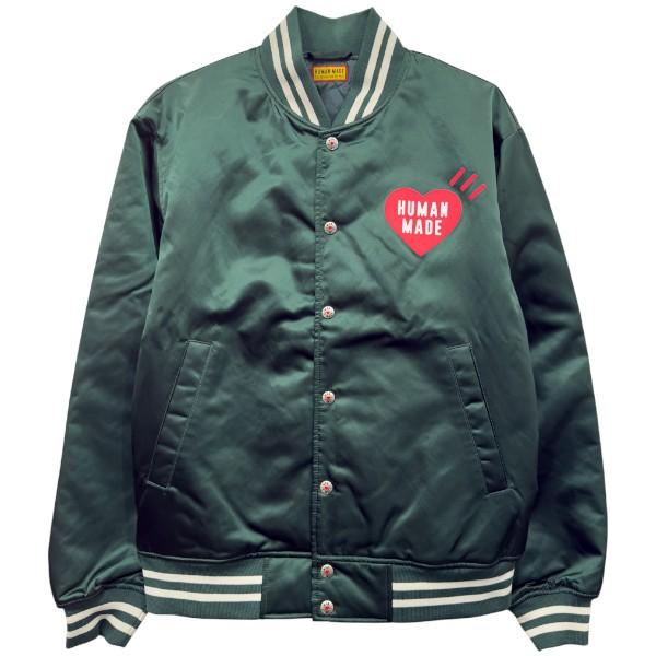 Humanmade Nylon Stadium Jacket Green Unisex Bomber Jacket