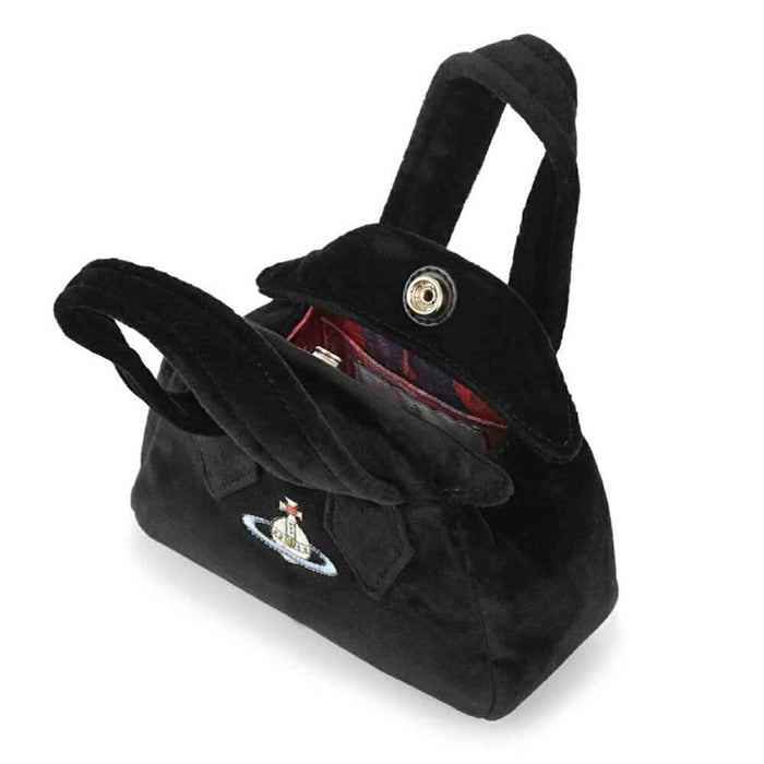 Vivienne Westwood Archive Mini Tote Bag Black Leather