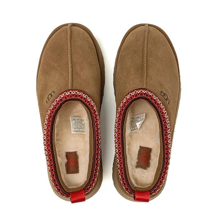Ugg Chestnut Suede Tazz Clog Slippers for Women 1122553 CHE