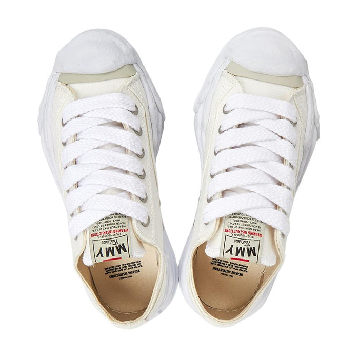 Maison Mihara Yasuhiro White Hank Original Sole Low-Top Sneakers