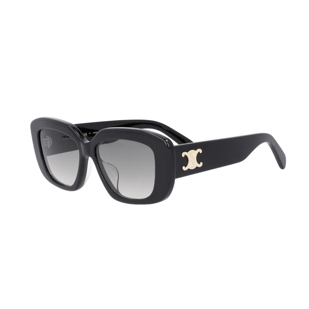 CELINE Triomphe 04 Square Sunglasses International Fit Women CL40216U 01F