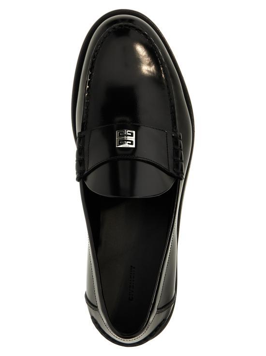 GIVENCHY Black Leather Loafers Men’s BH202 GH1NN 001