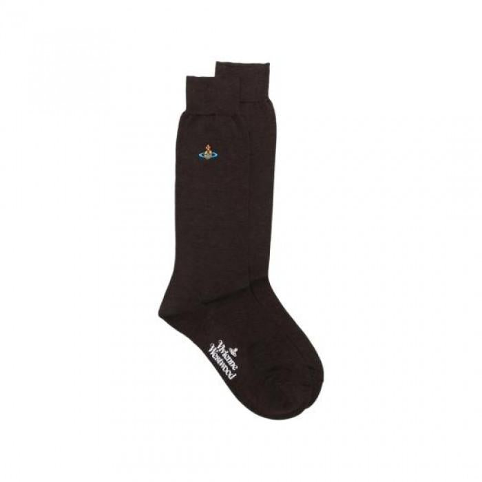 Vivienne Westwood Unisex Solid Color Socks