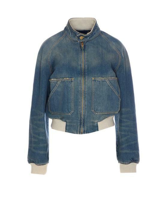 GOLDEN GOOSE Denim Jacket Women’s Blue Casual Outerwear