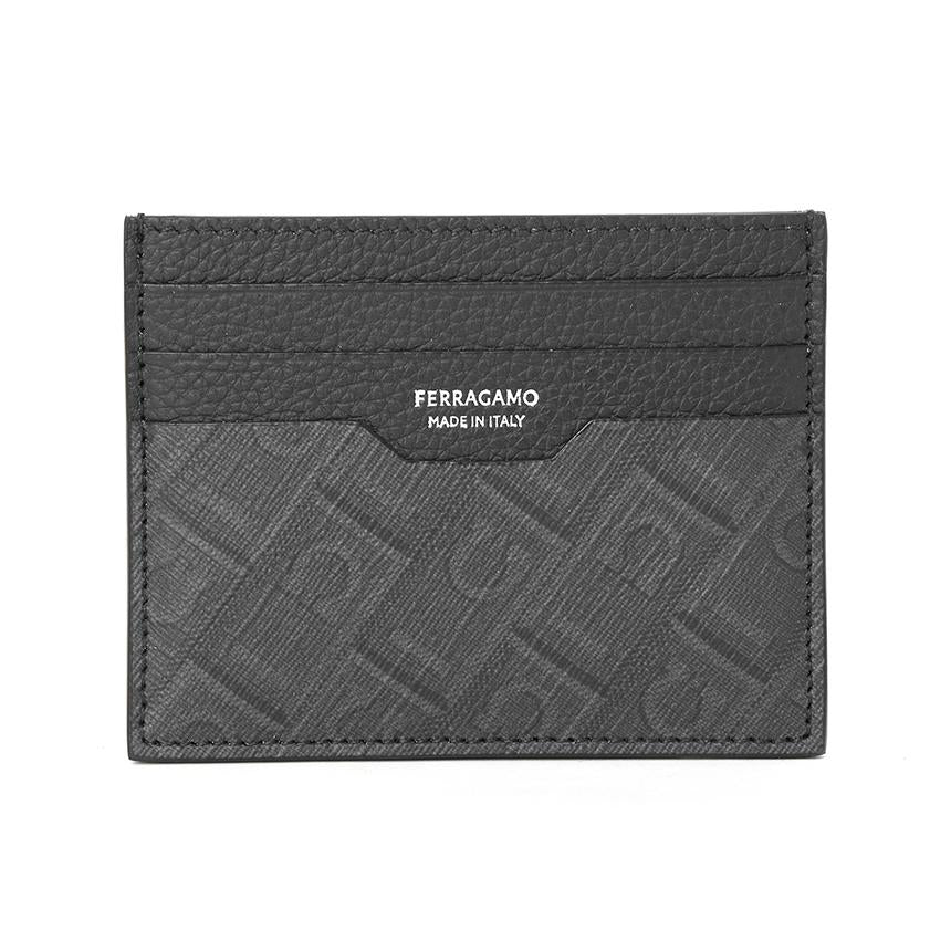 Ferragamo Men’s Leather Card Holder Wallet 66 1583 0780321
