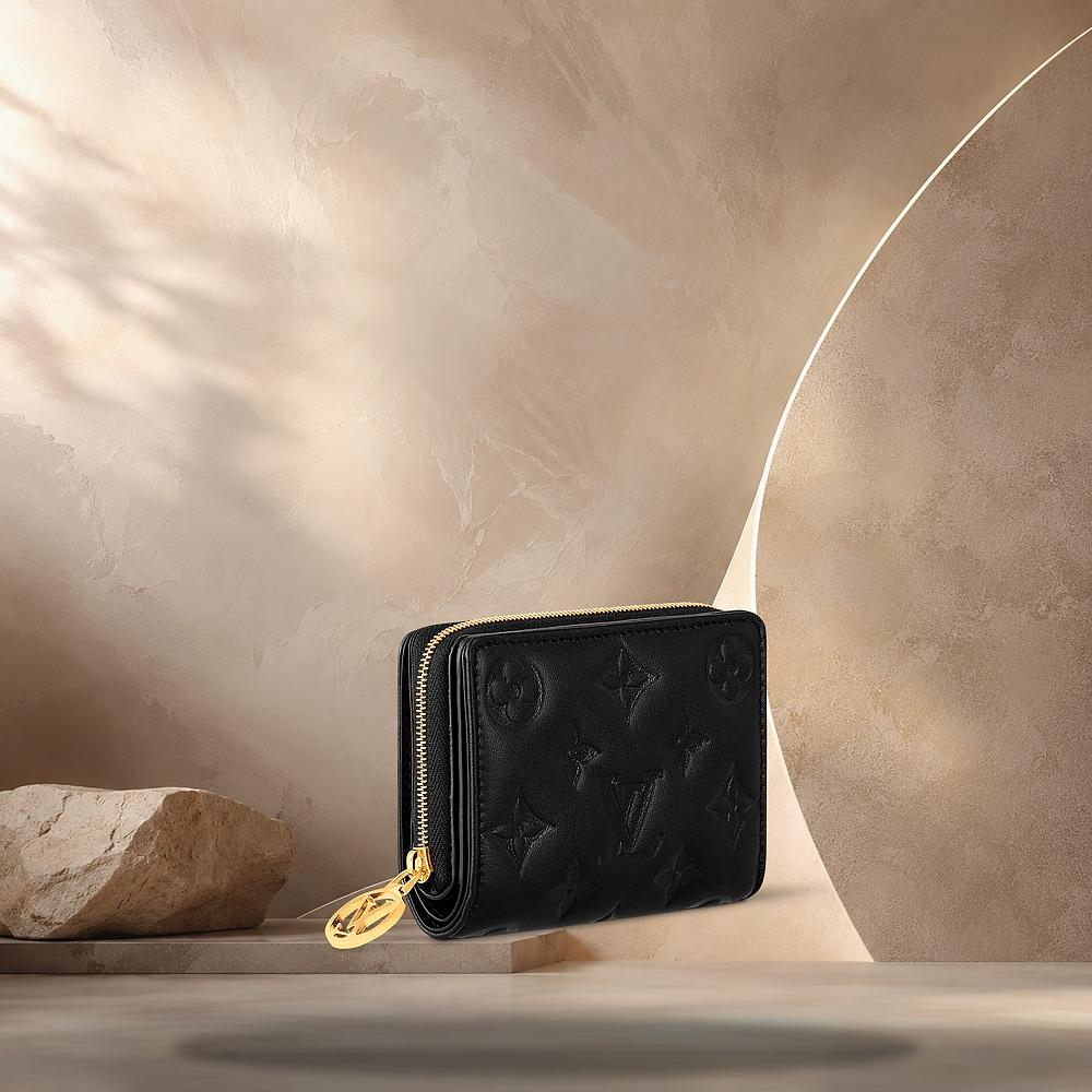Louis Vuitton Black Lou Wallet Bifold Wallet