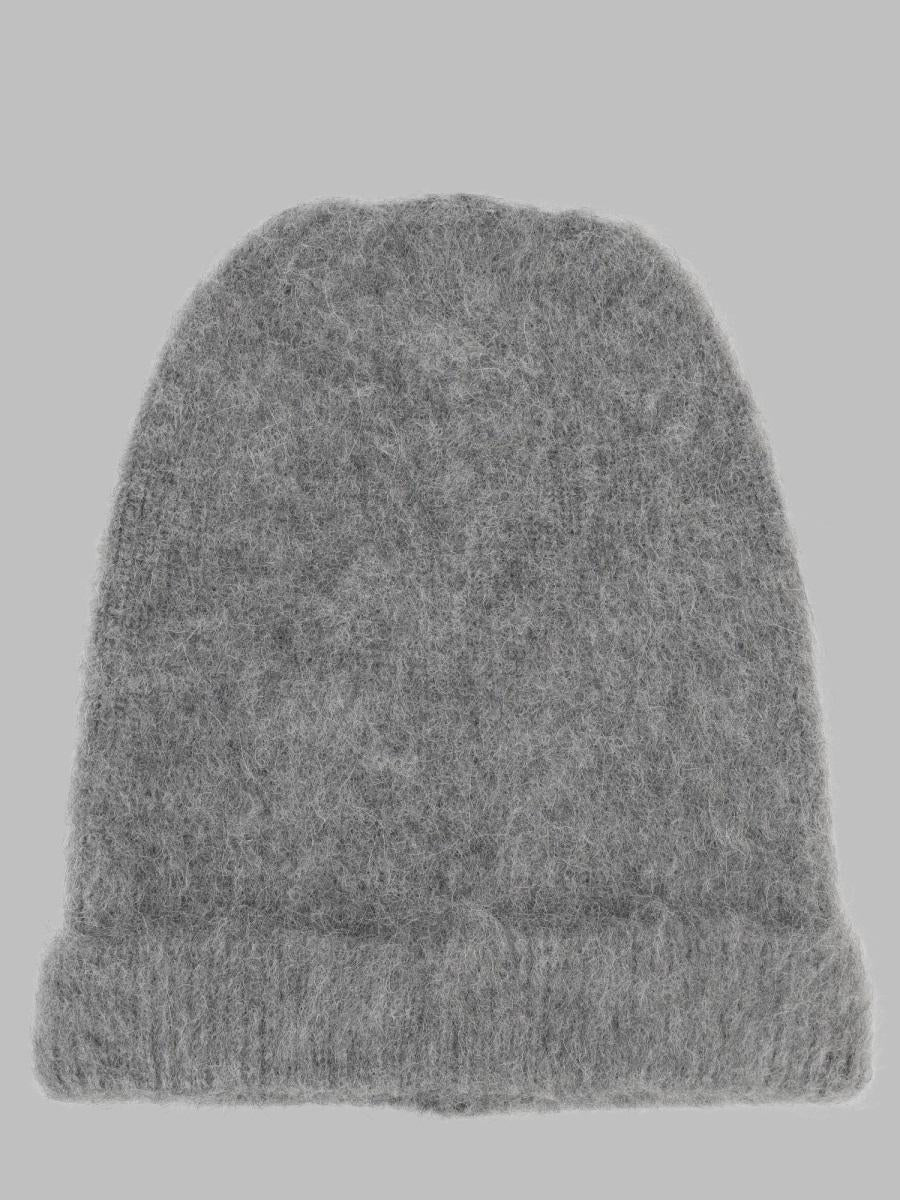 Maison Margiela Wool Ribbed Beanie Hat Black Men’s