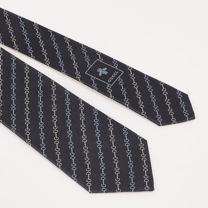 GUCCI Men’s Horsebit Silk Jacquard Tie 835757 4E009 4269