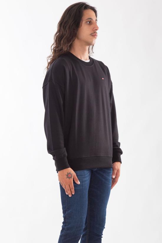 DIESEL Long Sleeve Sweatshirt for Men A149420GRAC9XX BLACK DOM