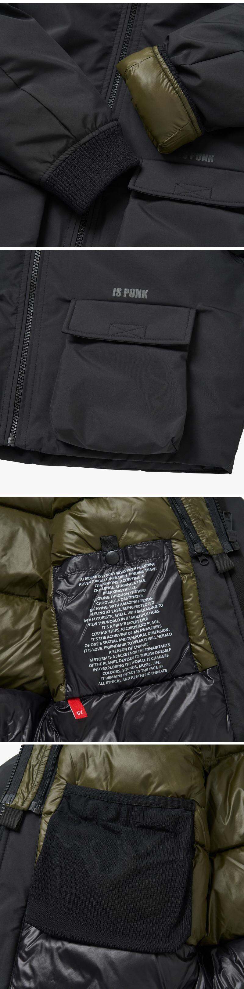 Ai Riders on the storm Kids Down Puffer Jacket JG662BTHN3 90