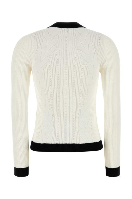 Balmain Women’s Wool-Blend Tailored Jacket FF1KL191KI64GAB WHITE DOM