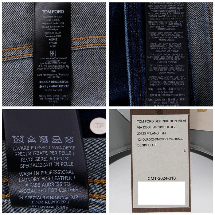 TOM FORD Denim Shirt Jacket for Men DJR002 DMC055 HB532