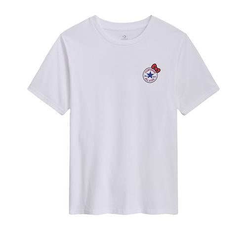 Converse Short Sleeve T-Shirt Men’s Casual Cotton Tee CVM5T516 WHT DOM
