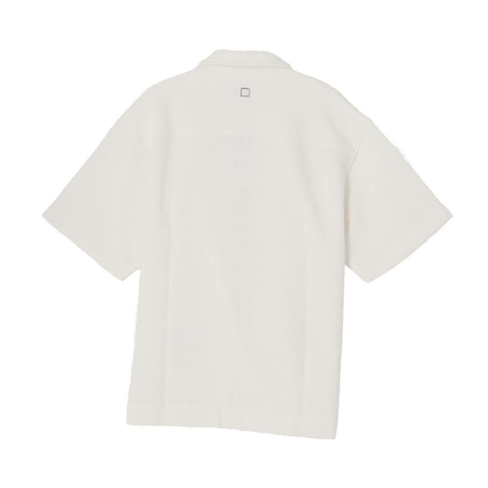WOOYOUNGMI Men’s Tweed Short-Sleeve Polo Shirt W253TS03 753W