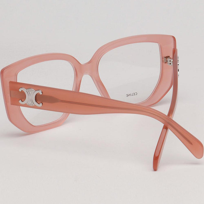 CELINE Triomphe Pink Thick Acetate Eyeglasses Unisex CL50146I 074