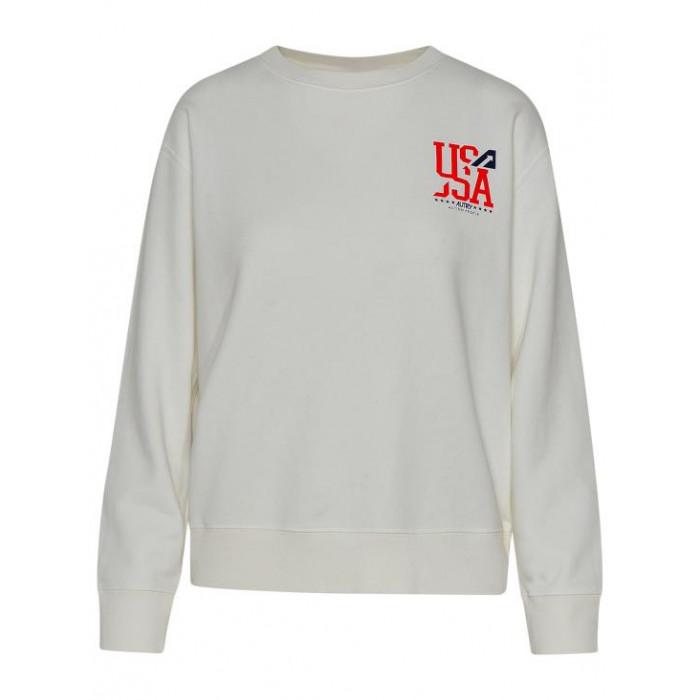 AUTRY Iconic Logo Crewneck Sweatshirt for Women