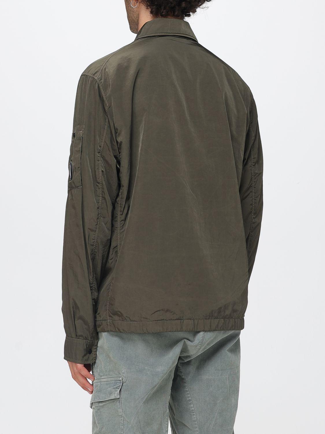 CP Company Long Sleeve Cotton Shirt Green Men