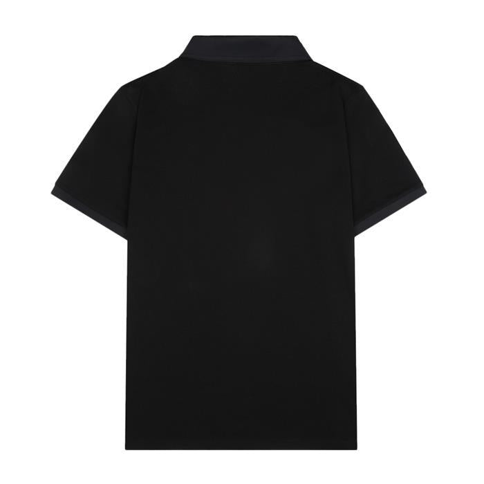 Moncler Cotton Piqué Polo Shirt Black Men’s