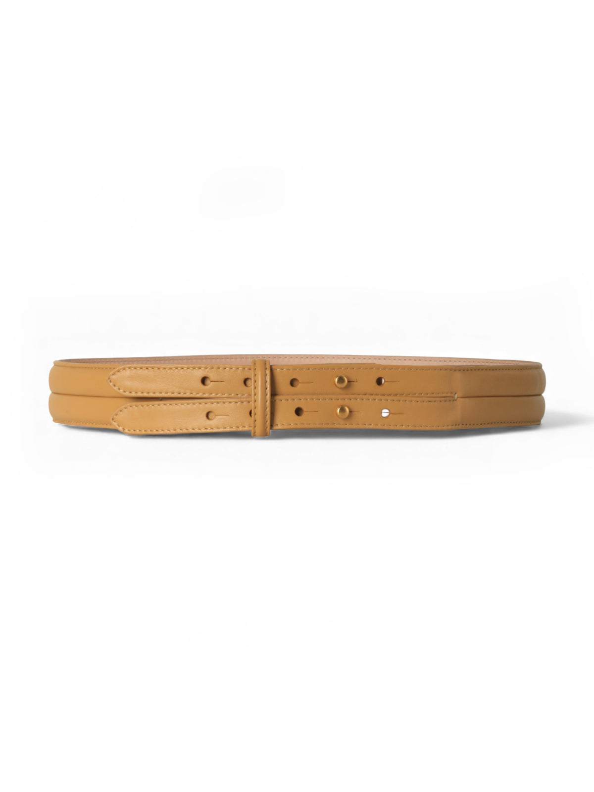 Dries Van Noten Split Leather Belt Sand Unisex 242011403199101