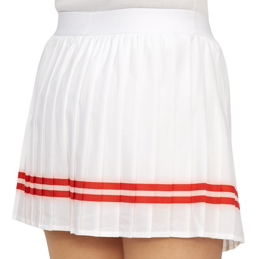 SPORTY&RICH Women’s White Pleated Mini Skirt