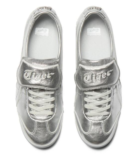 Onitsuka Tiger White Low-Top Leather Sneakers 1183C557 020 PURE SILVER DOM