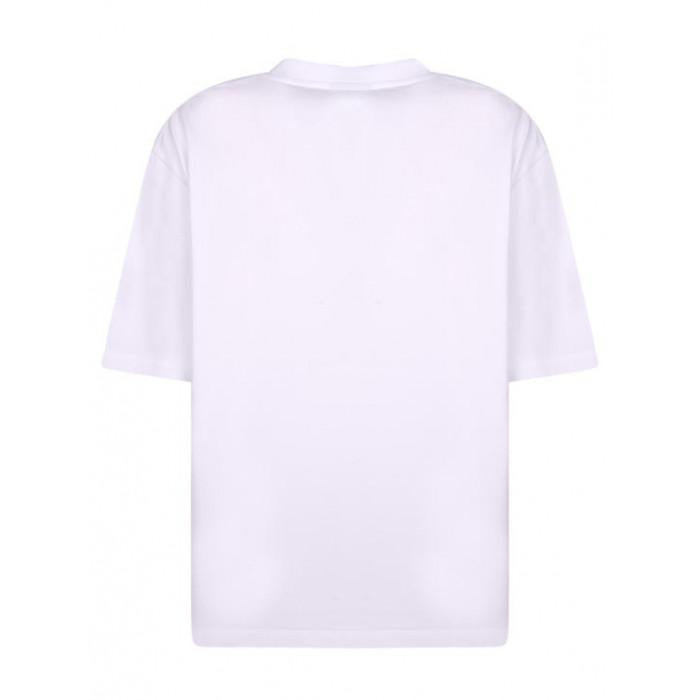 Dsquared2 Label Tag Loose Fit T-Shirt White Men’s