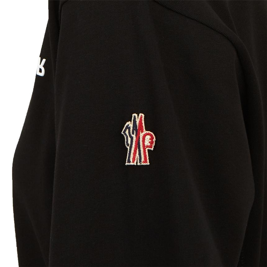 Moncler Grenoble Women’s Short Sleeve T-Shirt Black Cotton