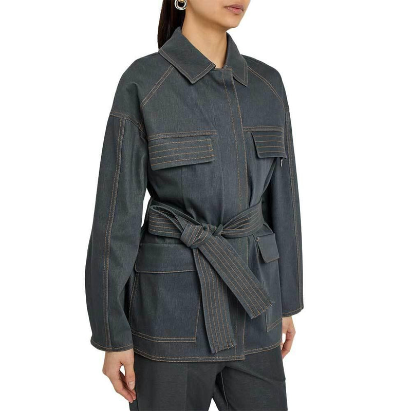 Max Mara Wool Blend Waist Detail Women’s Jacket 16911017600 002