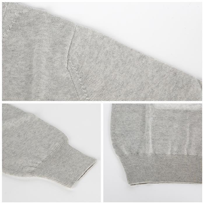 Maison Kitsune Bold Fox Head Patch Crewneck Knit Sweater MW00801KT1036 H120