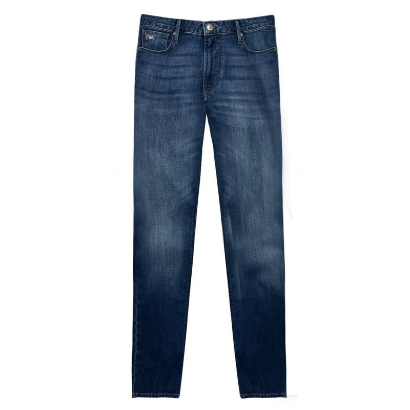 Emporio Armani Logo Denim Jeans Men’s Blue Pants