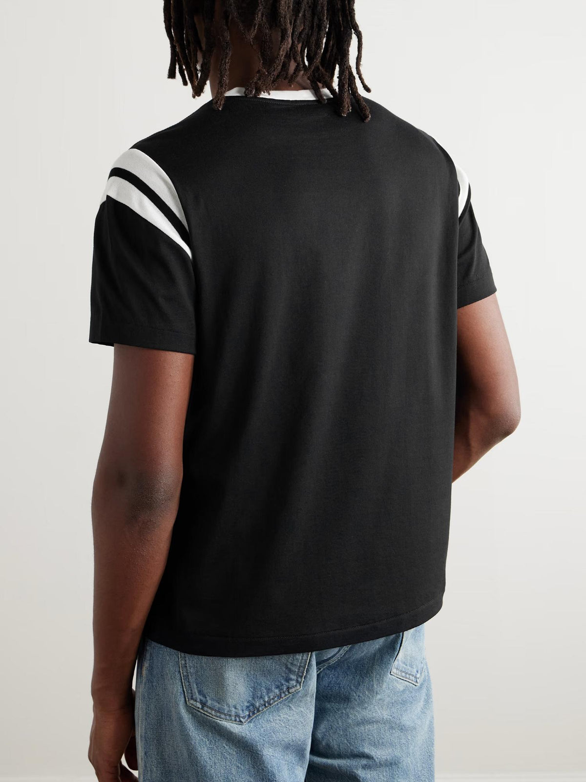 CELINE Triomphe Regular Short Sleeve T-Shirt Black White 2X30O671Q 38AW