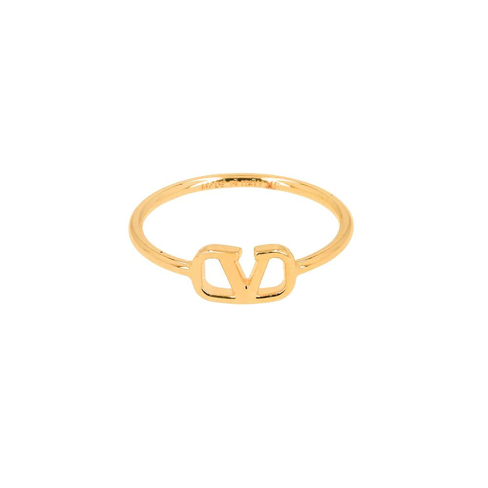 VALENTINO Garavani V Logo Metal Ring for Women