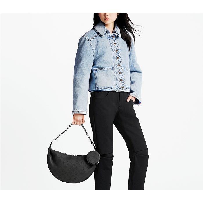 Louis Vuitton Bahia MM Black Shoulder Bag